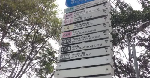 PARADERO SITP BARRIO QUINTA CAMACHO  228A00